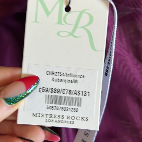 Influence Aubergine Dress - Picture 6 of 6